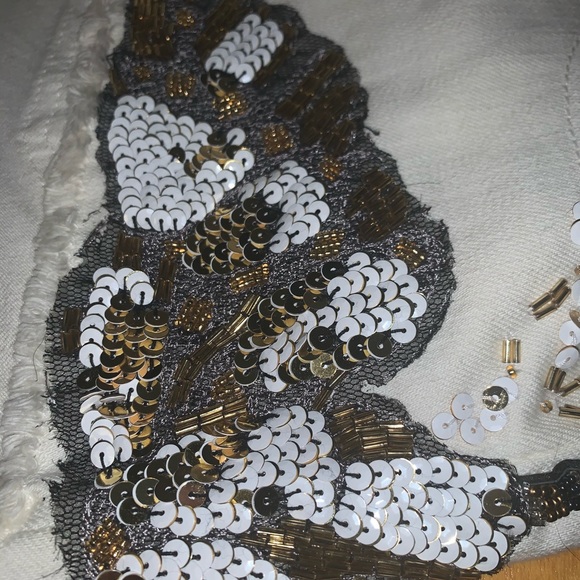 Express women’s beaded shorts size 6 - Picture 6 of 6